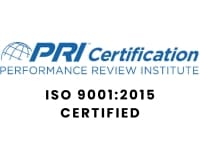 PRI CERTIFICATION BADGE FOR FRONTIER METAL STAMPING
